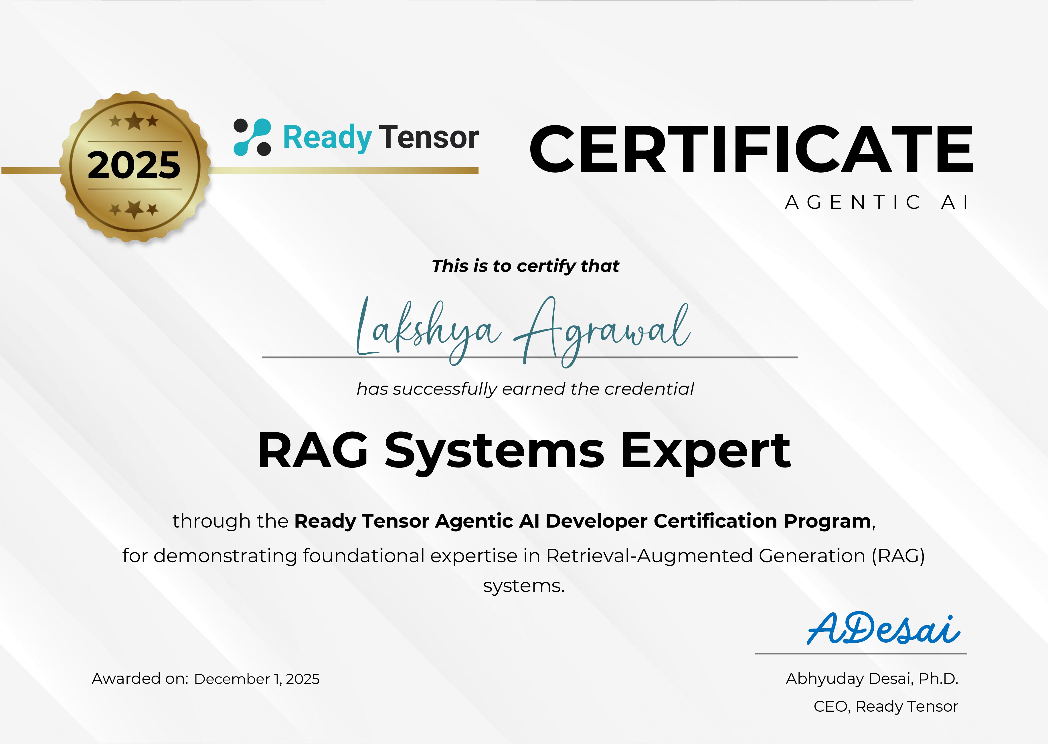 ReadyTensor Module 1